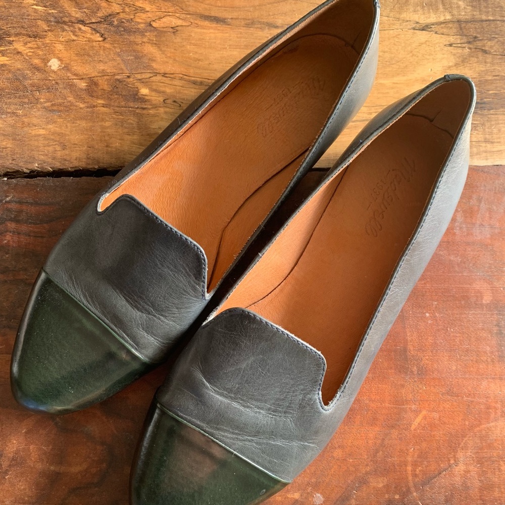 Madewell leather loafers! Size 10